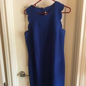 J. Crew scallop dress
